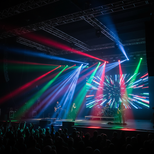 200W RGB Moving Head Stage Light in action on stage